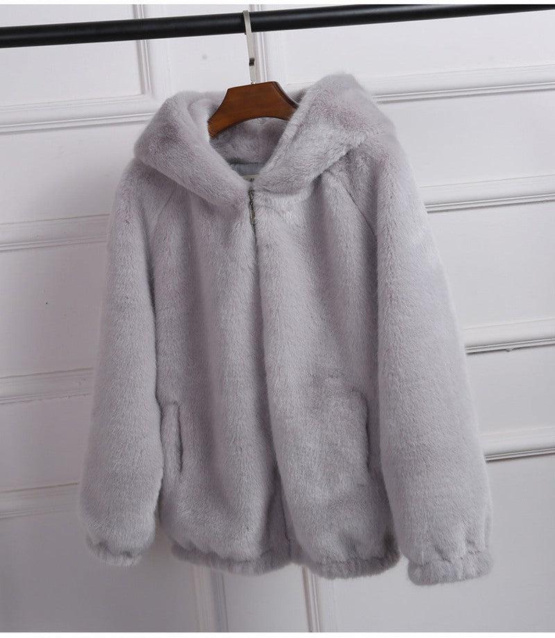 Cheky - Hooded Coat Autumn Winter Long Sleeve