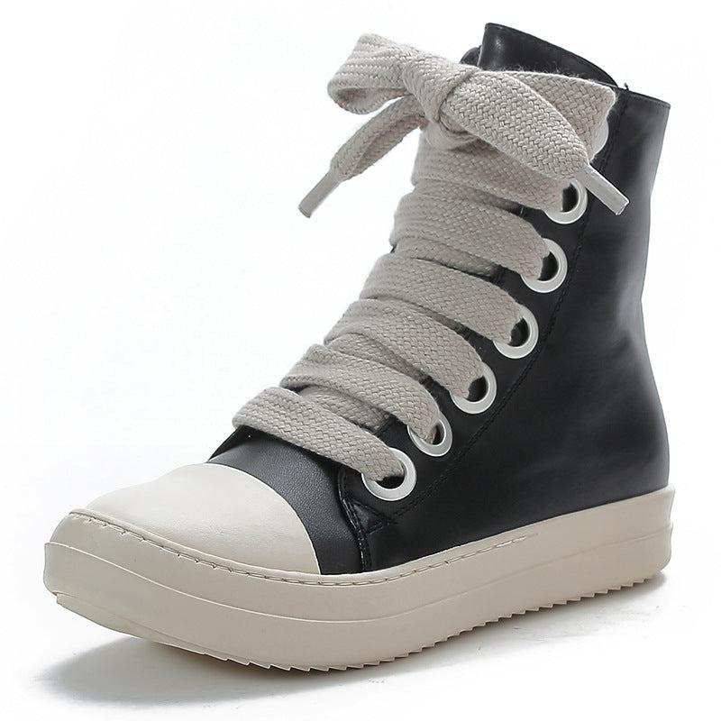 Cheky - Street Small Leather Boots College Style