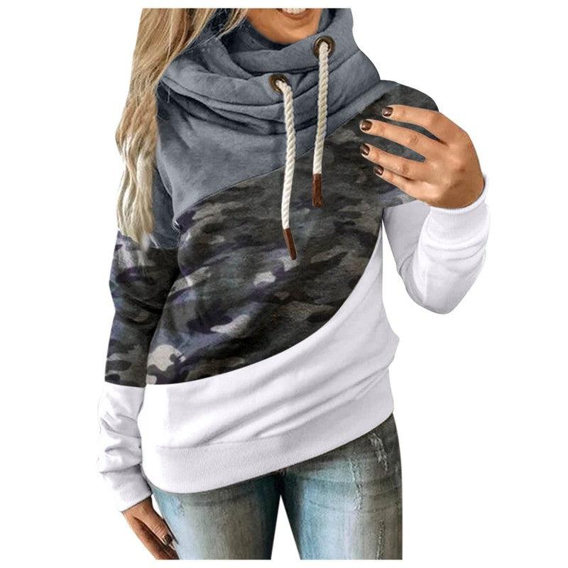 Cheky - Hoodies Women Camouflage hoodie Sweatshirt