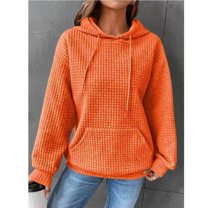 Cheky - Women's Loose Casual Solid Color Long-sleeved Sweater