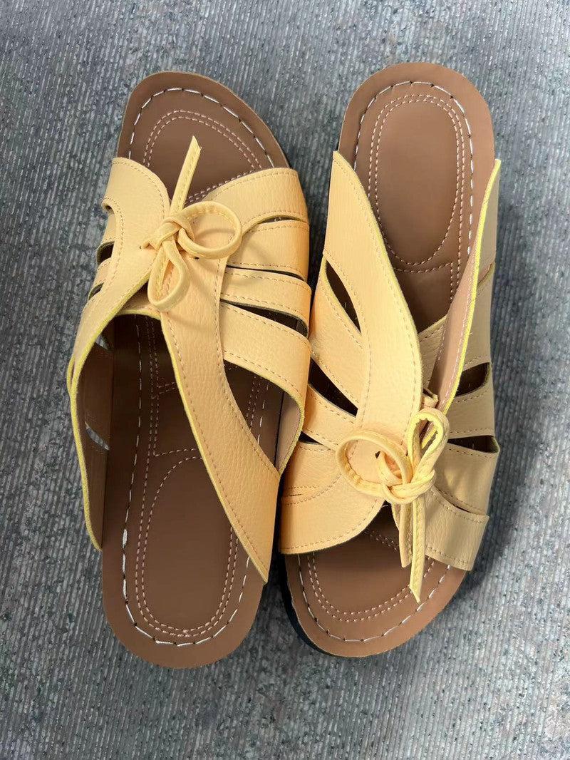 Cheky - New Roman Shoes For Women Lace-up Platform Wedges Sandals Summer Fashion Slides Casual Vacation Beach Slippers