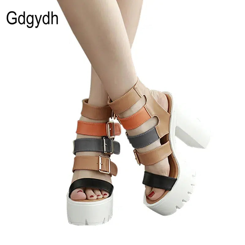 Cheky - Gdgydh Women Sandals High Heels Summer Fashion