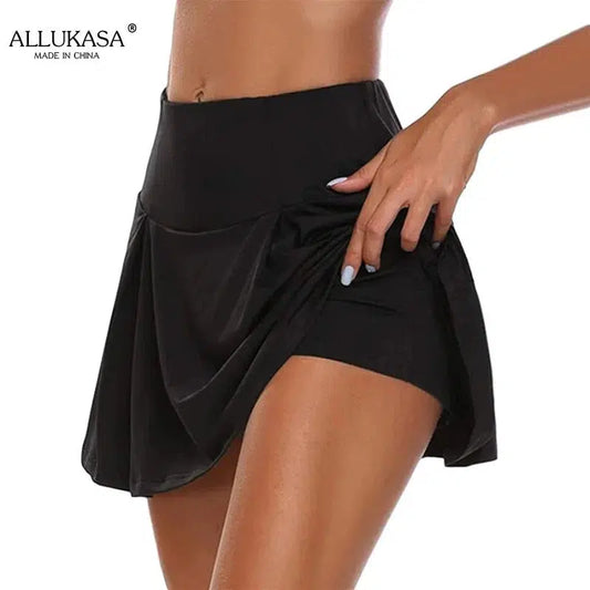 Cheky - Casual Sport Shorts Skirts Running Shorts Women Summer Breathable Sweat Shorts Sexy High Waist Short Pant Outdoor Jogger Shorts