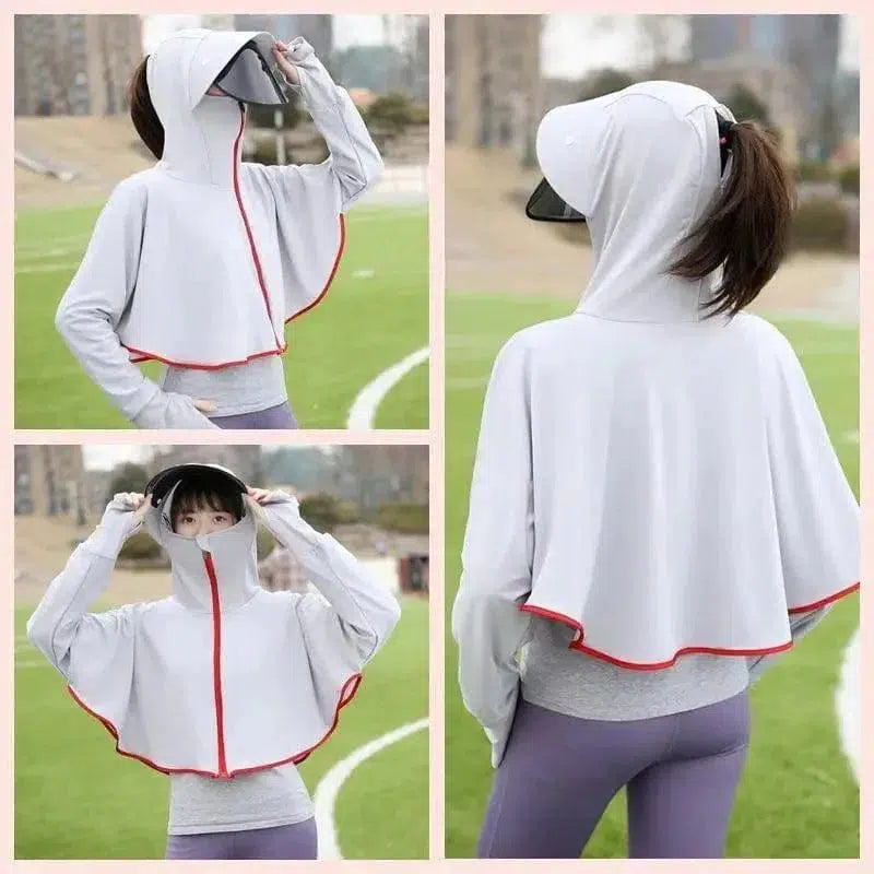 Cheky - Lightweight Sun Protection Blouse, Cycling Ice Silk Jacket