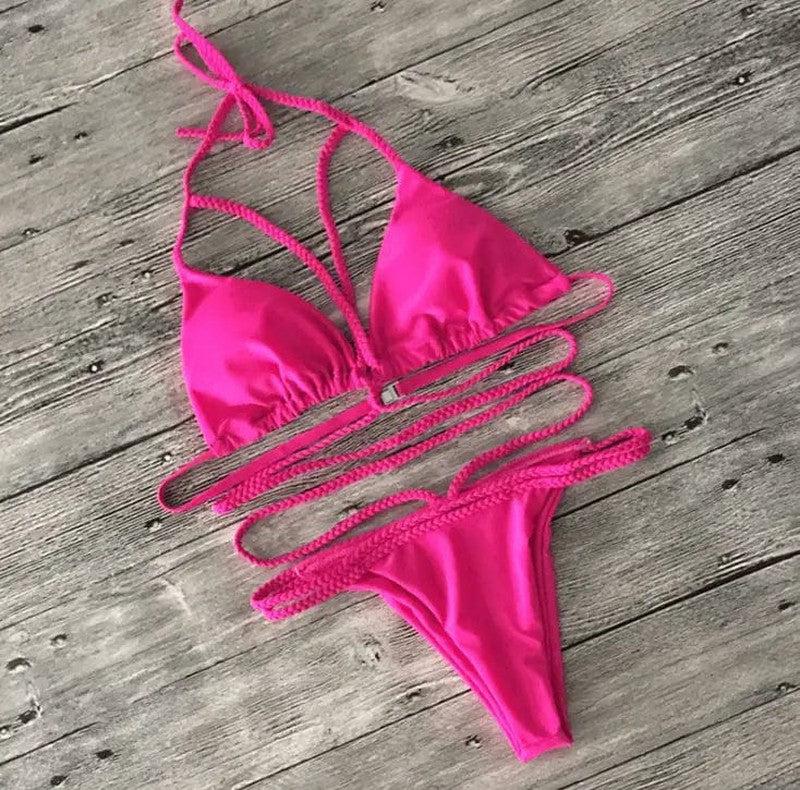 Cheky - Vibrant Strappy Bikini Collection