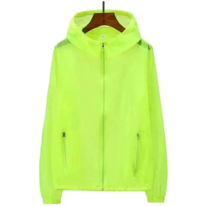 Cheky - Summer Thin Breathable Windbreaker Plus Size Couple Skin