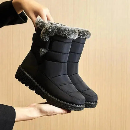 Cheky - Winter Snow Boots Warm Plush Platform Boots Waterproof