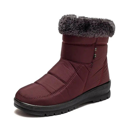 Cheky - Winter Snow Boots Winter Warm Shoes For Women Low Heel Boots